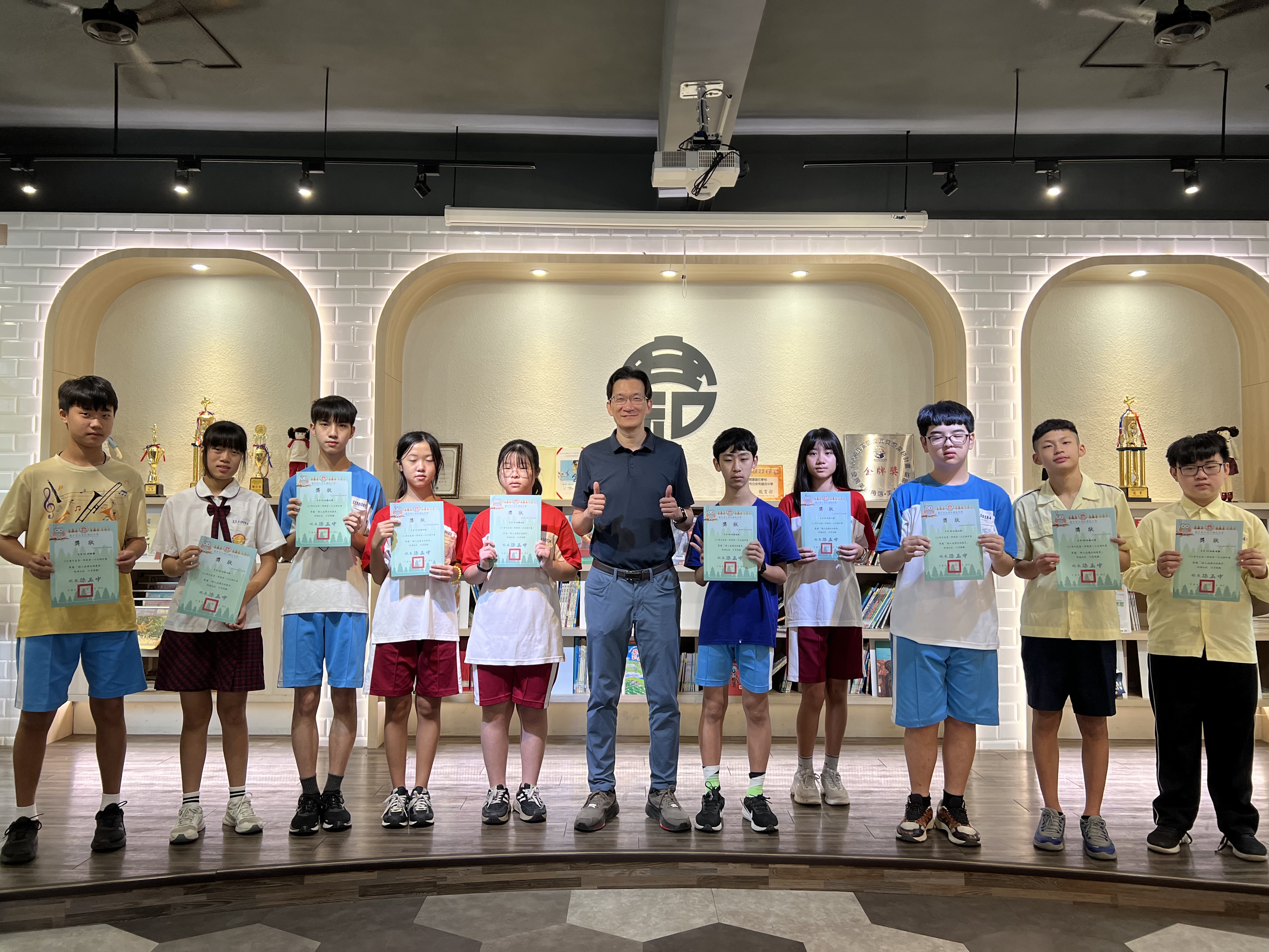 114-1第一次定期評量八年級定評優異頒獎