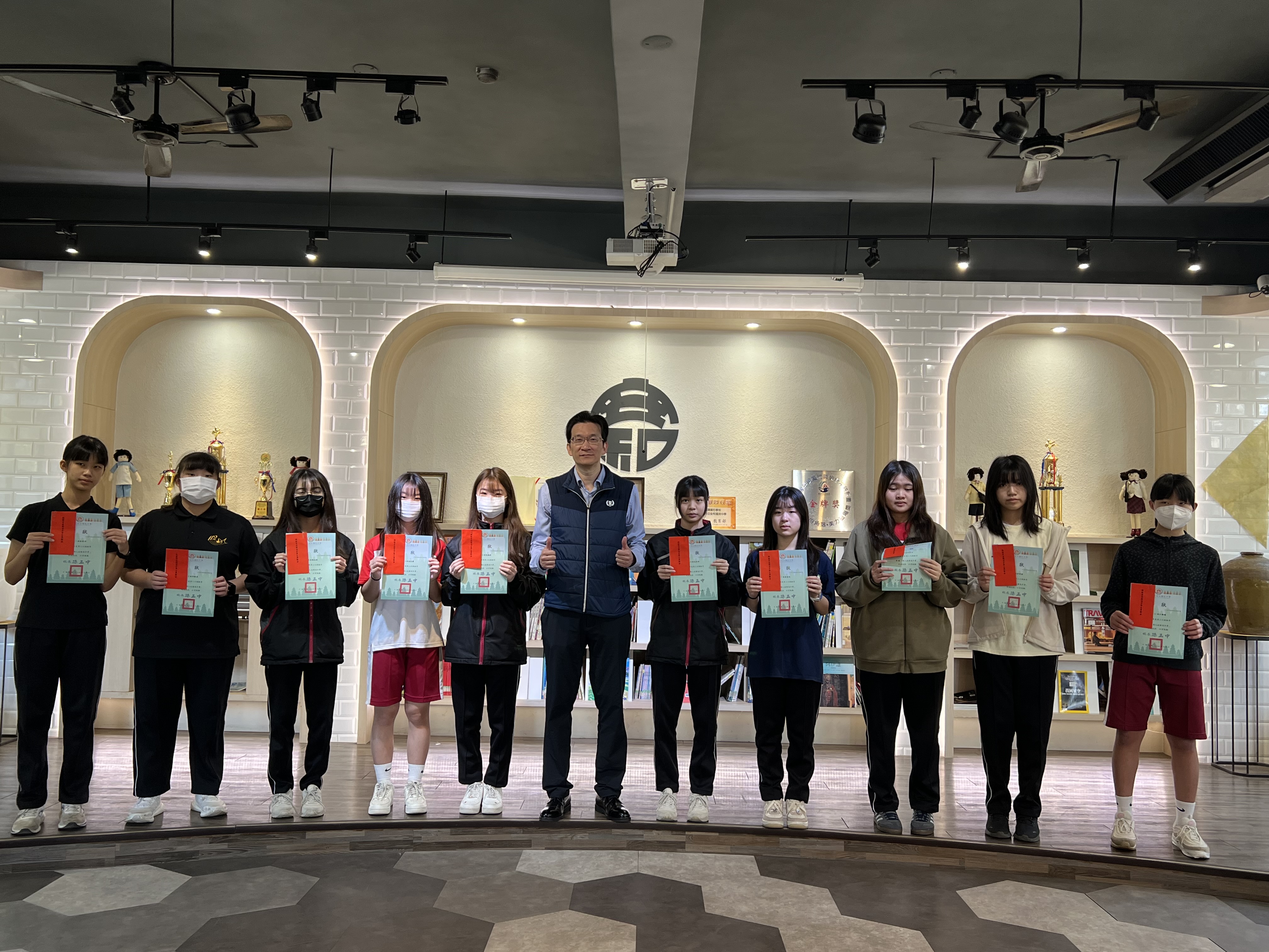 114學年度第三次模擬考九年級成績進步頒獎